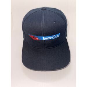 Vintage Indy Car Racing Hat Wooly Blend Snapback Hat